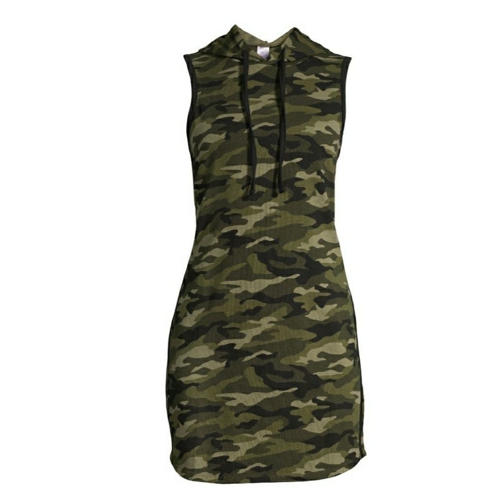 Camouflage Hoodie Dress for Juniors